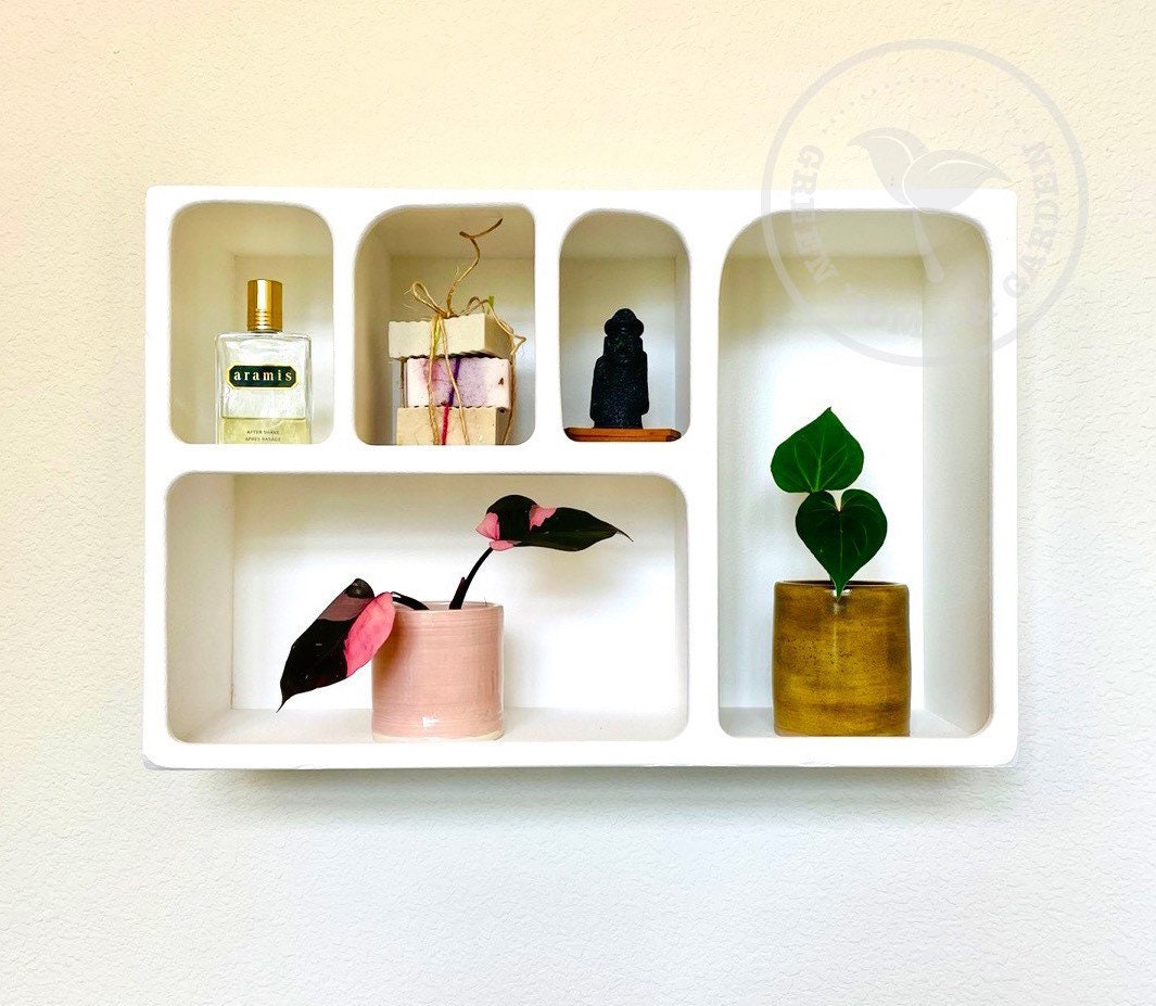 Decorative White Wall Shelf