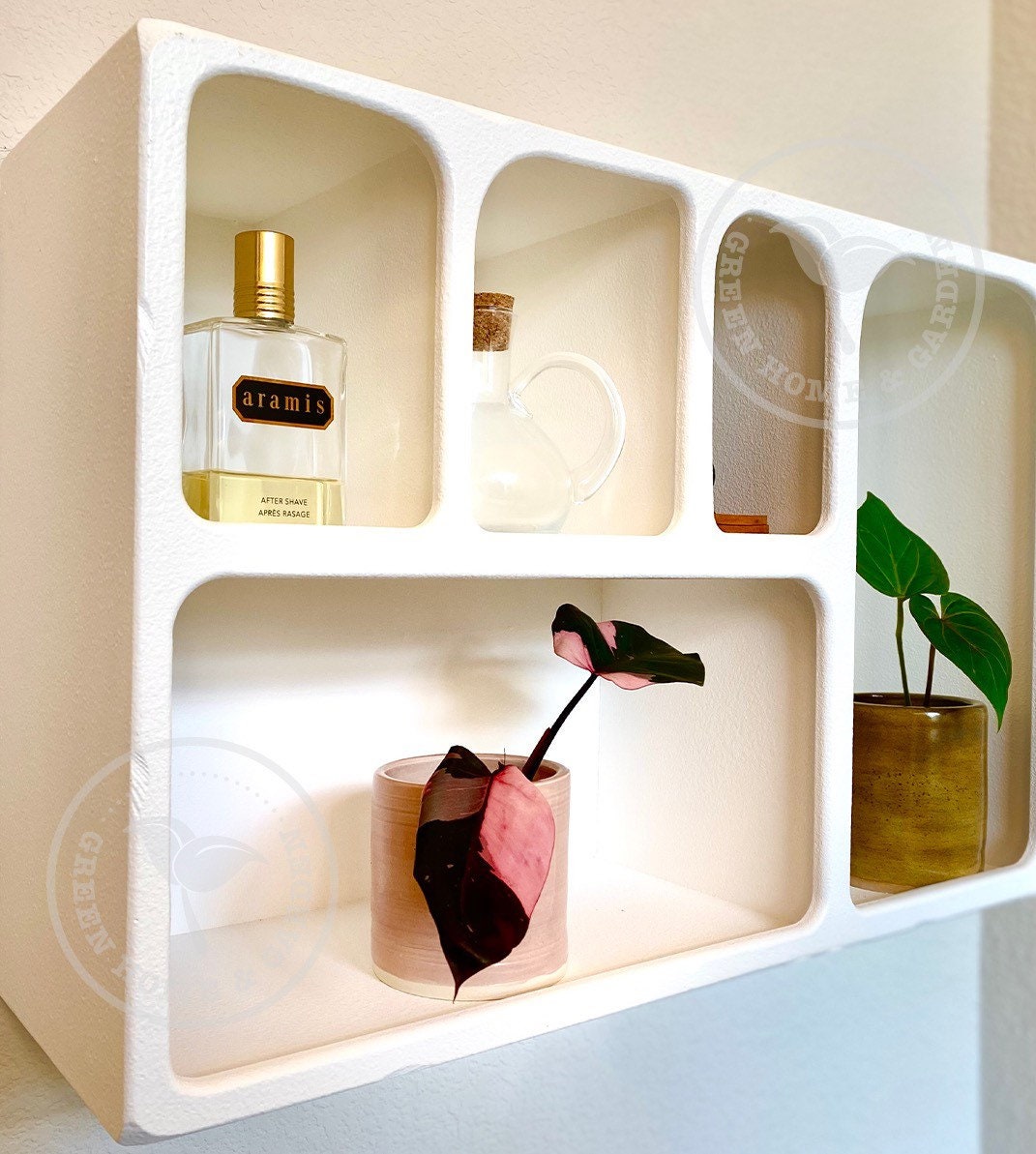 Decorative White Wall Shelf